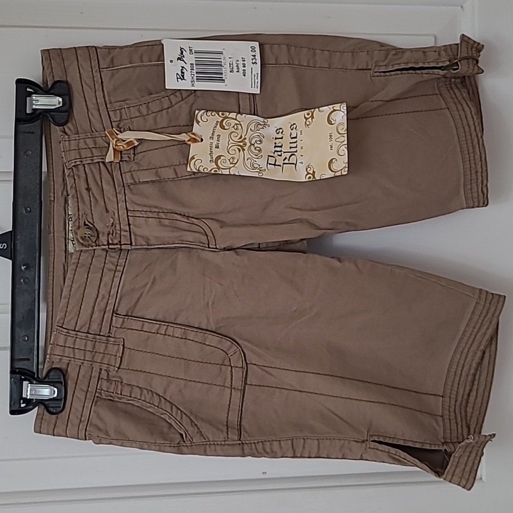 Paris Blues brown knee shorts size 1